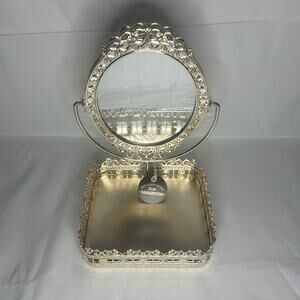 Bath And Body Works Limited Edition Bridgerton Tilting Mirror Vanity Holder Tray
